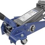 KUNZER WK 1011 FSH Hydraulischer Rangierwagenheber mit Fußschnellhub – 2250 kg Tragkraft - mit Stahlrädern