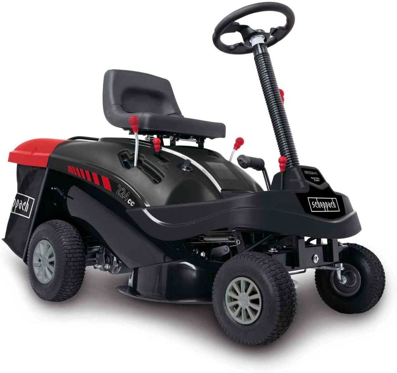 619XiD7k6cL._AC_SL1500.jpg Scheppach MR224-61 Benzin-Rasentraktor mit 6,8 PS und 61 cm Schnittbreite – Bild 1