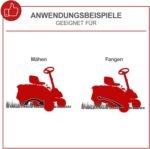 Scheppach MR224-61 Benzin-Rasentraktor mit 6,8 PS und 61 cm Schnittbreite – Bild 3