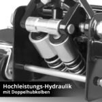 STAHLWERK Hydraulischer Wagenheber mit 3 t Tragkraft - extra flach, 73-500 mm Hubbereich, gummierte Rollen, Doppelhubkolben, Hydraulik- und Rangierwagenheber, inkl. 2er Set Unterstellbock (WHB-73 ST)