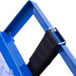 BITUXX® 2 Stück hydraulik 2,7T Auto PKW KFZ Auffahrrampen Set mit Wagenheber hydraulisch Höhenverstellbar Wartungsrampe Hebebühne Rampe Auffahrrampe Auffahrbock Blau