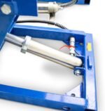 BITUXX® 2 Stück hydraulik 2,7T Auto PKW KFZ Auffahrrampen Set mit Wagenheber hydraulisch Höhenverstellbar Wartungsrampe Hebebühne Rampe Auffahrrampe Auffahrbock Blau