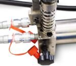 BITUXX® 2 Stück hydraulik 2,7T Auto PKW KFZ Auffahrrampen Set mit Wagenheber hydraulisch Höhenverstellbar Wartungsrampe Hebebühne Rampe Auffahrrampe Auffahrbock Blau