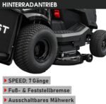 BRAST Benzin-Rasentraktor mit 12,5 PS und 98 cm XXL-Schnittbreite für große Flächen bis 5.000 m² – Bild 8