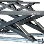 ATH Cross Lift 35 UGA Auffahr Scherenhebebühne,3,5t KFZ Hebebühne 3500kg mit Radfreiheber mit Achsmess Kit Unterflur