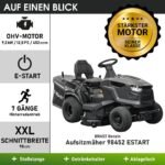 BRAST Benzin-Rasentraktor mit 12,5 PS und 98 cm XXL-Schnittbreite für große Flächen bis 5.000 m² – Bild 7