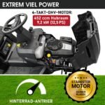 BRAST Benzin-Rasentraktor mit 12,5 PS und 98 cm XXL-Schnittbreite für große Flächen bis 5.000 m² – Bild 3