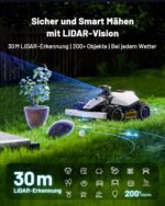 MAMMOTION LUBA mini AWD Mähroboter ohne Kabel für 1500 m² mit 80% Steigfähigkeit – Bild 3