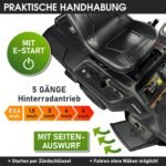 BRAST Benzin-Rasentraktor TÜV-geprüft mit 7 PS und 61 cm Schnittbreite – Bild 4