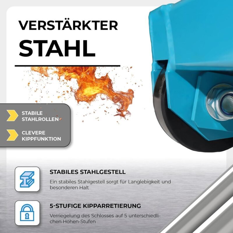 BITUXX Kipphebebühne 3T Mobile Werkstatt Hebebühne Wagenheber Kurzhub PKW Lift bis 3000 kg