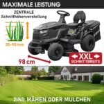 BRAST Benzin-Rasentraktor mit 12,5 PS und 98 cm XXL-Schnittbreite für große Flächen bis 5.000 m² – Bild 5