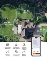 Navimow i105E Mähroboter ohne Kabel für 500-600 m² mit RTK+Vision & Igelschutz – Bild 5