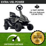 BRAST Benzin-Rasentraktor TÜV-geprüft mit 7 PS und 61 cm Schnittbreite – Bild 3