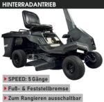 BRAST Benzin-Rasentraktor TÜV-geprüft mit 7 PS und 61 cm Schnittbreite – Bild 8