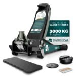 CargoVA Wagenheber Hydraulisch 3T - TÜV Zertifiziert 75-505 mm Hubhöhe, Wagenheber SUV inkl Gummiauflage, Profi Rangierwagenheber Hydraulischer perfekt für die Heimwerkstatt