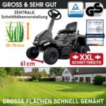 BRAST Benzin-Rasentraktor mit 6,5 PS und 61 cm Schnittbreite für mittlere bis große Flächen – Bild 4