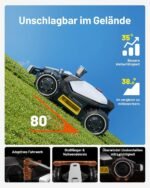 MAMMOTION LUBA mini AWD Mähroboter ohne Kabel für 1500 m² mit 80% Steigfähigkeit – Bild 5