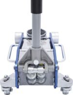 BGS 2889 | Rangier-Wagenheber | 2,5 t | hydraulisch | Hubhöhe 100-460 mm | Aluminium-Stahl-Konstruktion | Hydraulik mit Doppelhubkolben