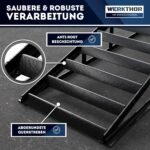 hydraulische Auffahrrampe PKW - [2er Set] Auffahrrampen mit Sicherheits-/ Überdruckventil [