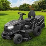 BRAST Benzin-Rasentraktor mit 12,5 PS und 98 cm XXL-Schnittbreite für große Flächen bis 5.000 m²