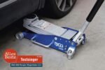 BGS 2889 | Rangier-Wagenheber | 2,5 t | hydraulisch | Hubhöhe 100-460 mm | Aluminium-Stahl-Konstruktion | Hydraulik mit Doppelhubkolben