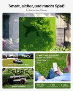 Segway Navimow i208 Mähroboter ohne Kabel für 800 m² mit LiDAR & Geländereifen für 45% Steigung – Bild 7