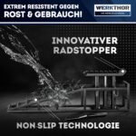 hydraulische Auffahrrampe PKW - [2er Set] Auffahrrampen mit Sicherheits-/ Überdruckventil [