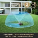 DREAME A3 AWD Pro 3500 Mähroboter für 3500 m² mit 4WD & 360° 3D-LiDAR – Bild 3