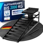 hydraulische Auffahrrampe PKW - [2er Set] Auffahrrampen mit Sicherheits-/ Überdruckventil [